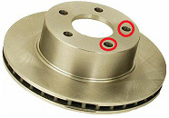 bolt hole brake rotor
