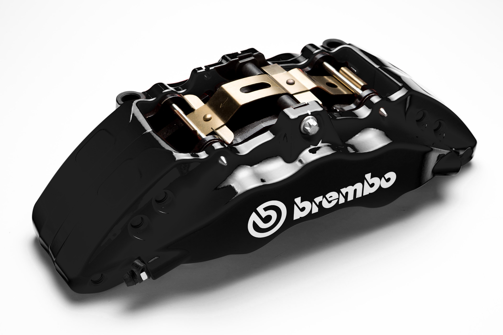 Picture of 2015 Ford Mustang GT BREMBO PERFORMANCE BRAKE CALIPERS BLACK Front Right Caliper BRE141.61173B