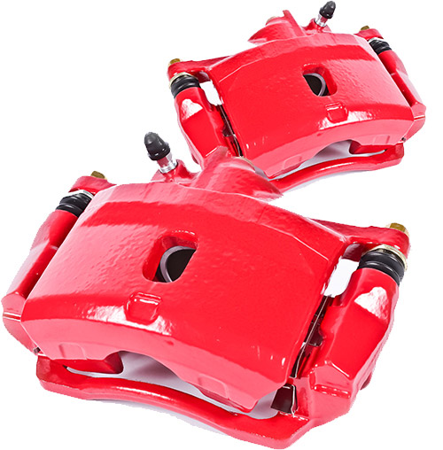 Picture of 2021 Dodge Durango R/T BRAKEWORLD POWDER COATED REPLACEMENT CALIPERS RED Rear Caliper 100064R