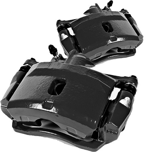 Picture of 2019 Ford F-250 Super Duty Limited BRAKEWORLD POWDER COATED REPLACEMENT CALIPERS BLACK Front Caliper 200049B