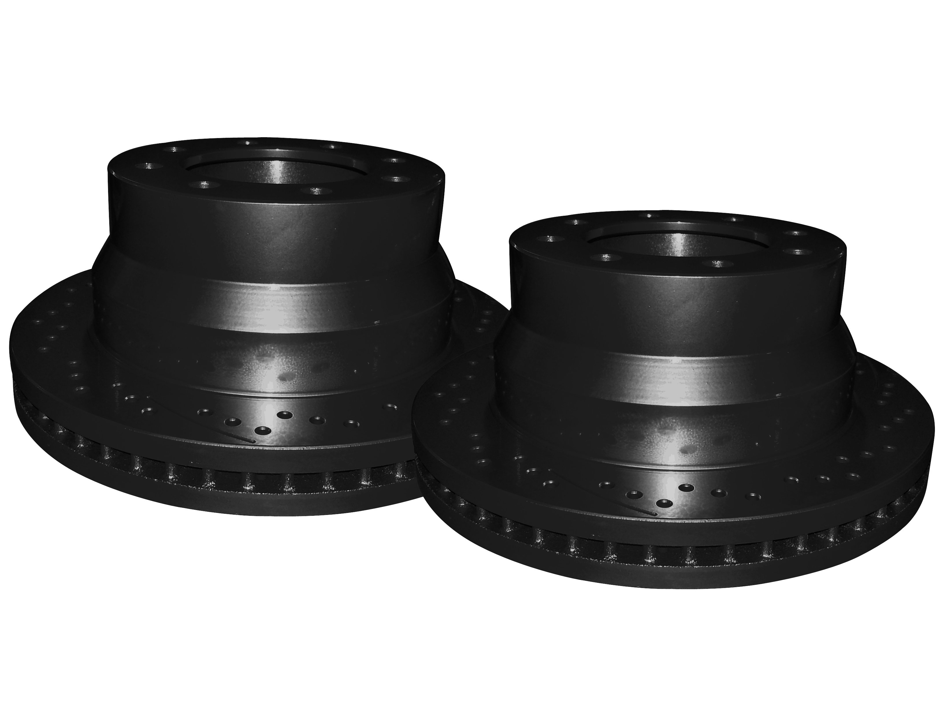 Picture of 2024 Ford Mustang Dark Horse Premium XBRAKES SMART SLOT BLACK Front Rotor X25011702B