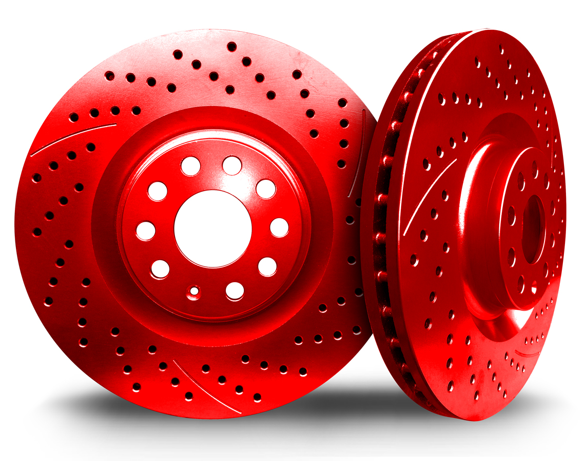 Picture of 2021 Chevrolet Tahoe RST XBRAKES SMART SLOT RED Front Rotor X19011001R