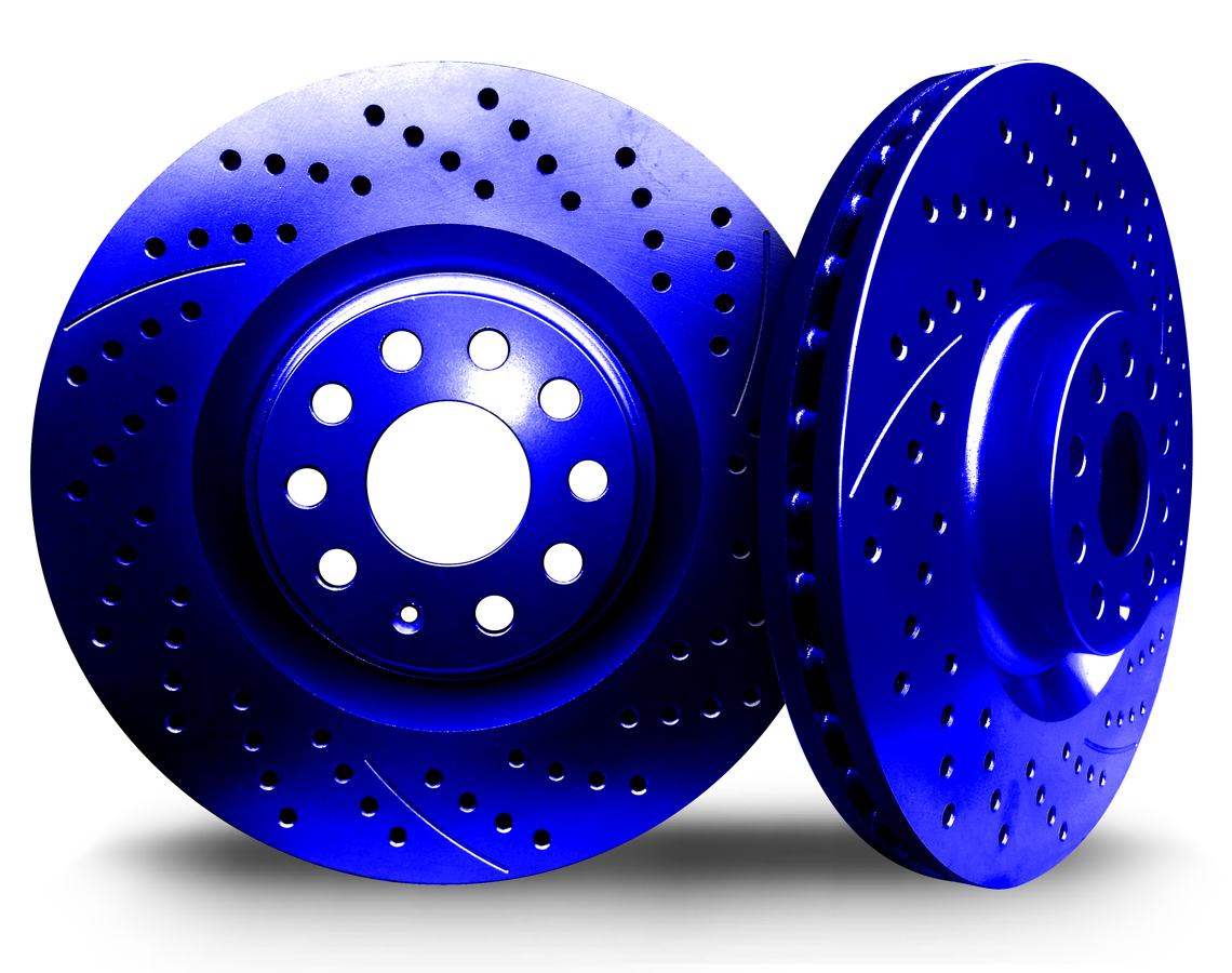 Picture of 2025 Cadillac ESCALADE IQ Sport 1 XBRAKES SMART SLOT BLUE Rear Rotor X25020502U